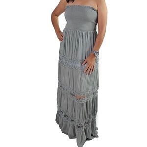 Gray Maxi Dress